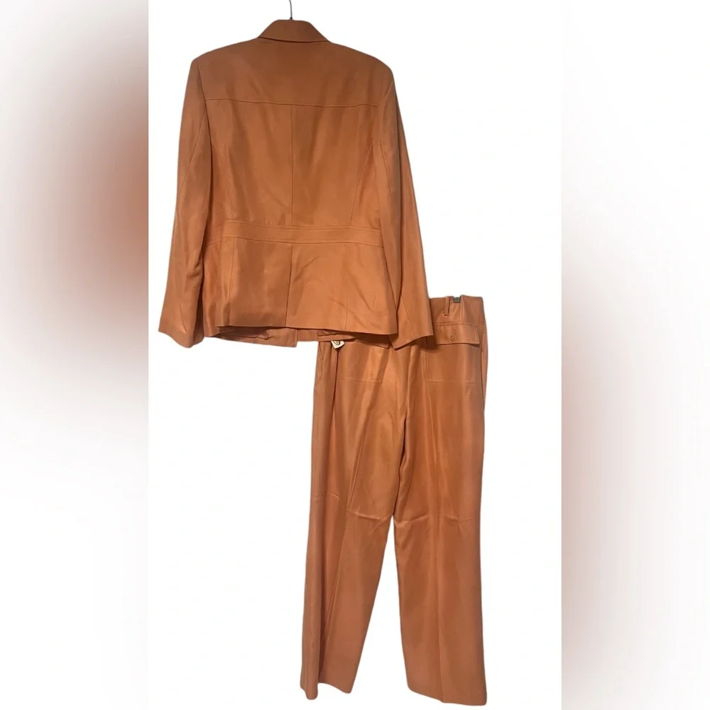 Talbots Vibrant Orange Pantsuit - Picture 2 of 13
